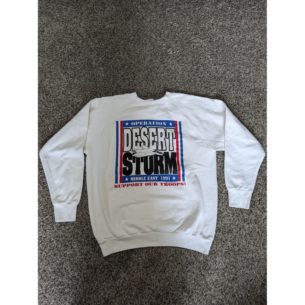 Vintage Desert Storm Middle East 1991 Sweatshirt USA Made‎ Murina